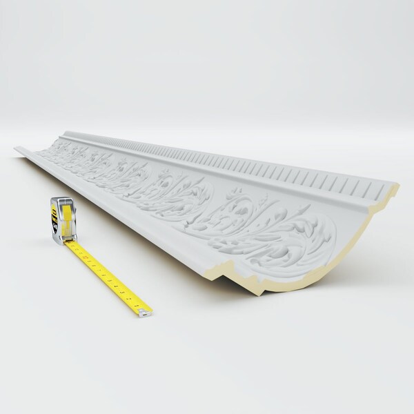 Ekena Millwork 8 5/8"H x 8 1/8"P x 11 3/4"F x 94 1/2"L, (13" Repeat), Harvest Cove Crown Moulding - MLD08X08X11HA