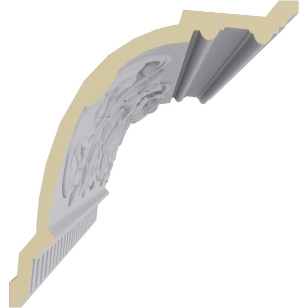 Ekena Millwork 8 5/8"H x 8 1/8"P x 11 3/4"F x 94 1/2"L, (13" Repeat), Harvest Cove Crown Moulding - MLD08X08X11HA