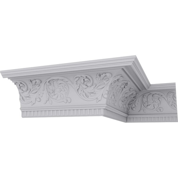 Ekena Millwork 8 5/8"H x 8 1/8"P x 11 3/4"F x 94 1/2"L, (13" Repeat), Harvest Cove Crown Moulding - MLD08X08X11HA