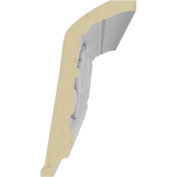 Ekena Millwork 4 3/8"H x 2 3/8"P x 5"F x 94 1/2"L Melchor Crown Moulding - MLD04X02X05ML