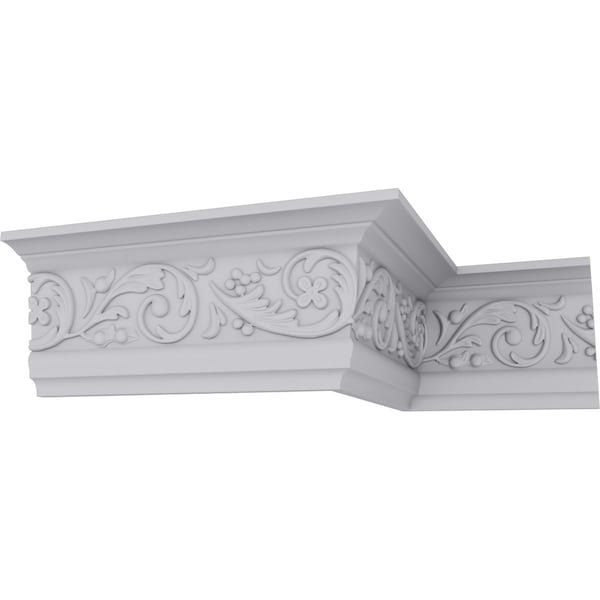 Ekena Millwork 4 3/8"H x 2 3/8"P x 5"F x 94 1/2"L Melchor Crown Moulding - MLD04X02X05ML