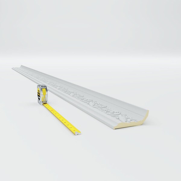 Ekena Millwork 4 3/8"H x 2 3/8"P x 5"F x 94 1/2"L Melchor Crown Moulding - MLD04X02X05ML