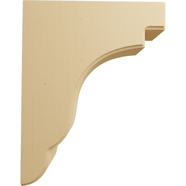 Ekena Millwork 3 1/2"W x 8 1/2"D x 11"H Bedford Bracket, Alder - BKTW04X09X11BEAL