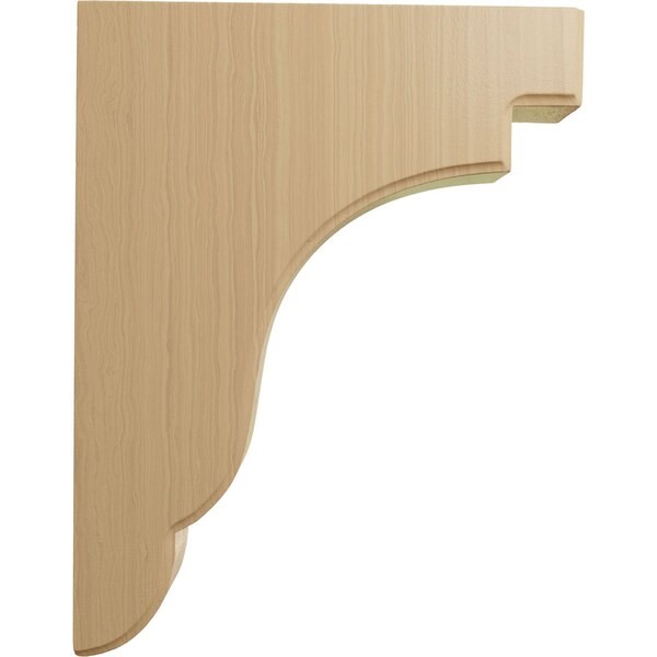 Ekena Millwork 1 3/4"W x 8 1/2"D x 11"H Bedford Wood Bracket, Cherry - BKTW02X09X11BECH
