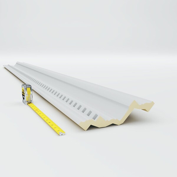 Ekena Millwork 6 3/8"H x 7 3/4"P x 9 7/8"F x 94 1/2"L Dentil Crown Moulding - MLD06X08X10DE