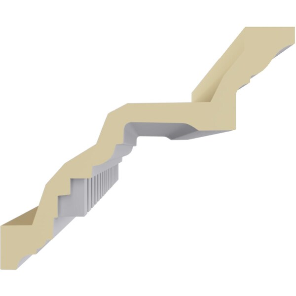 Ekena Millwork 6 3/8"H x 7 3/4"P x 9 7/8"F x 94 1/2"L Dentil Crown Moulding - MLD06X08X10DE