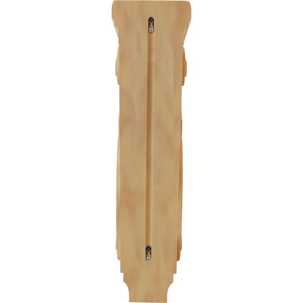 Ekena Millwork 9"W x 10"D x 34"H Super Jumbo Traditional Wood Corbel, Red Oak - CORW09X10X34TRRO