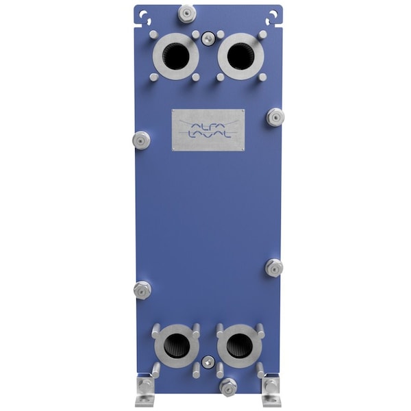 Fast Track By Alfa Laval Gasketed Plate Heat Exchanger, 45 Plates, 800 kBtu - T6-PFG-45M