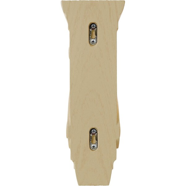 Ekena Millwork 4 3/4"W x 8"D x 13 1/4"H Large Fig Leaf Corbel, Maple - COR04X08X13FIMA