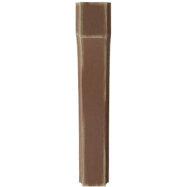 Ekena Millwork 1 3/4"W x 8"D x 10"H Clarksville Wood Vintage Decor Bracket, Weathered Brown - BKTWD02X08X10CVBR