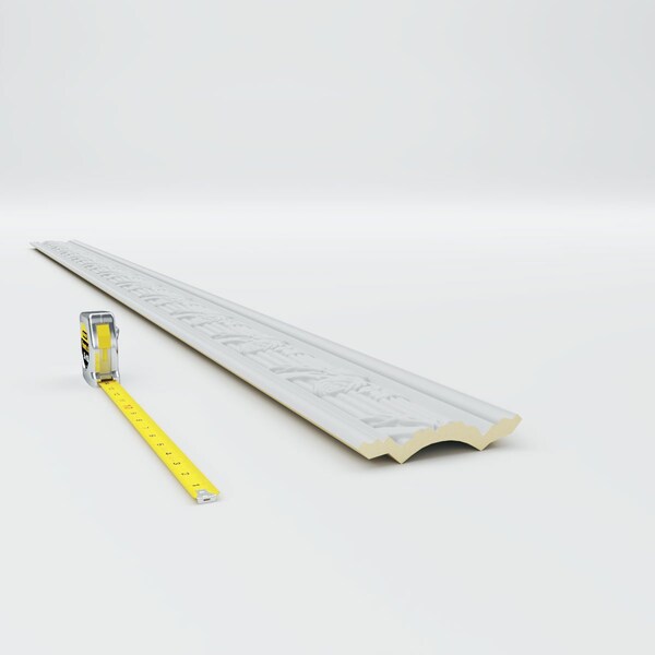 Ekena Millwork 4 1/4"H x 4 1/4"P x 6"F x 94 1/2"L, (7 7/8" Repeat), Winston Crown Moulding - MLD04X04X06WN