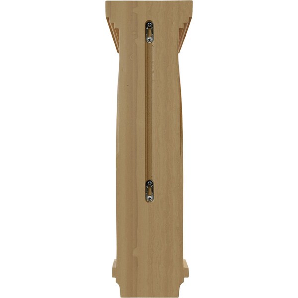 Ekena Millwork 6 1/4"W x 10"D x 22"H Scroll Corbel, Cherry - COR06X10X22SCCH