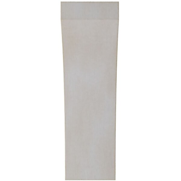 Ekena Millwork 3"W x 6 1/2"D x 10"H Large Lawson Wood Vintage Decor Corbel, Chalk Dust White - CORWD03X06X10LWWH