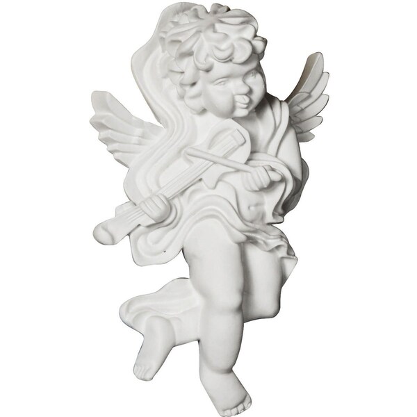 Ekena Millwork 4 1/2"W x 7 1/8"H x 2 3/8"P Classic Angel Onlay, Left - ONL05X07X02AN-L