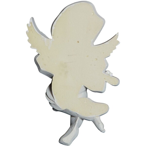 Ekena Millwork 4 1/2"W x 7 1/8"H x 2 3/8"P Classic Angel Onlay, Left - ONL05X07X02AN-L