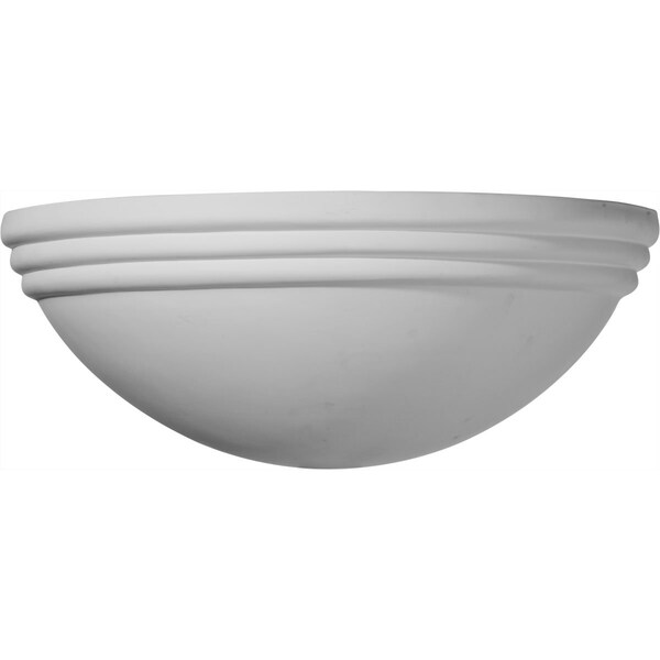 Ekena Millwork 16 1/8"W  x 6 1/4"H x 8 1/4"P Traditional Wall Sconce - SCO16X06X08TR