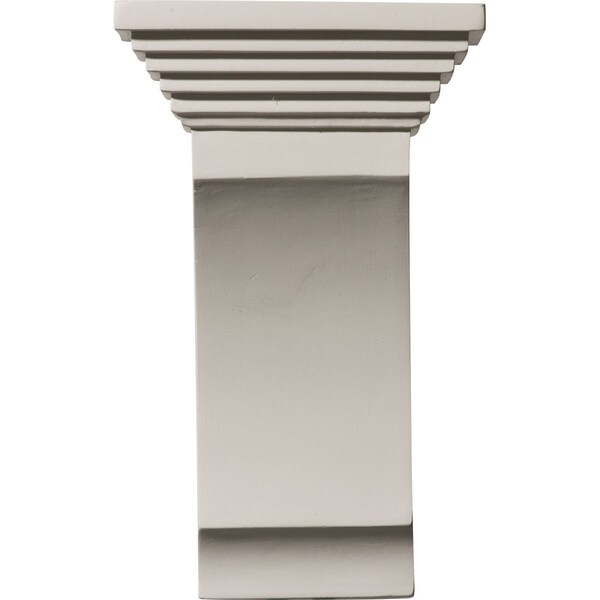 Ekena Millwork 5 1/2"W x 4 1/2"D x 9"H Adonis Corbel - COR05X04X09AD