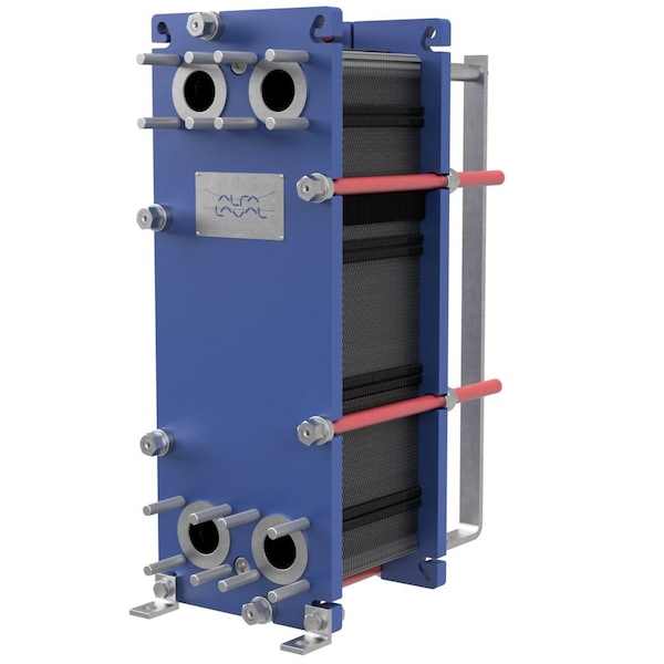 Fast Track By Alfa Laval Gasketed Plate Heat Exchanger, 70 Plates, 1300 kBtu - T6-PFG-70M
