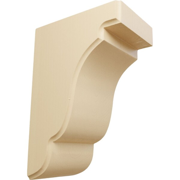 Ekena Millwork 3 1/2"W x 5"D x 7 1/2"H Bedford Bracket, Maple - BKTW04X05X08BEMA