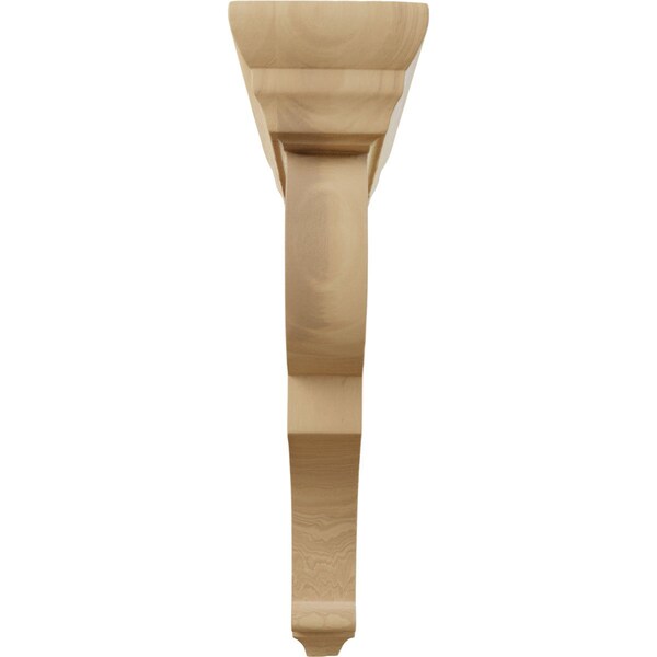 Ekena Millwork 3"W x 6 1/2"D x 12"H Large Rojas Wood Corbel, Cherry - CORW03X06X12RJCH