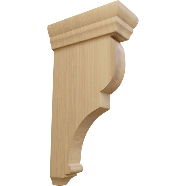 Ekena Millwork 3"W x 6 1/2"D x 12"H Large Rojas Wood Corbel, Cherry - CORW03X06X12RJCH