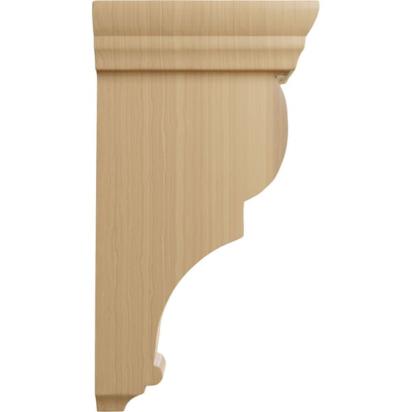 Ekena Millwork 3"W x 6 1/2"D x 12"H Large Rojas Wood Corbel, Cherry - CORW03X06X12RJCH