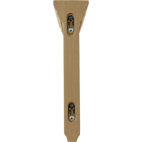 Ekena Millwork 3"W x 6 1/2"D x 12"H Large Rojas Wood Corbel, Cherry - CORW03X06X12RJCH