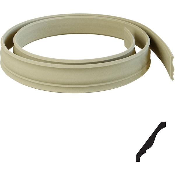 Ekena Millwork WM47-2 - 5 1/4"F x 11/16"T x 144"L Crown Flexible Moulding - MLDFWM47-2X144