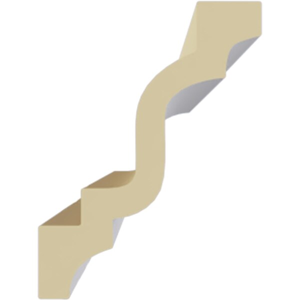 Ekena Millwork 4"H x 3"P x 5"F x 94 1/2"L Nexus Traditional Crown Moulding - MLD04X03X05NE