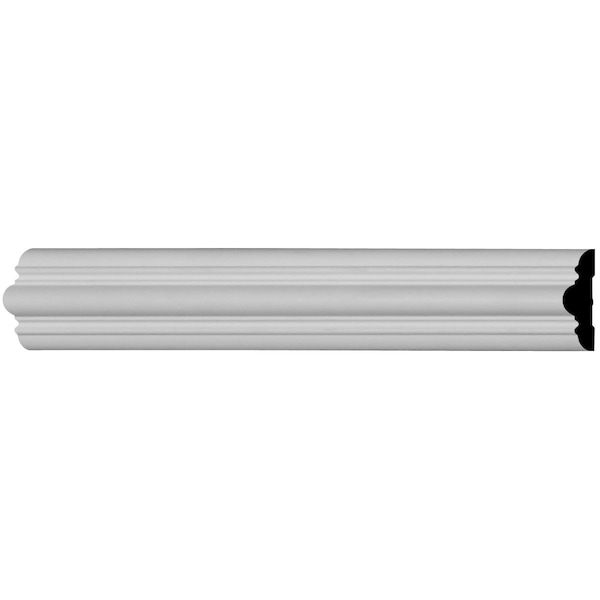 Ekena Millwork 2 3/4"H x 1 7/8"P x 94 1/2"L Kepler Chair Rail - CHA03X02KP