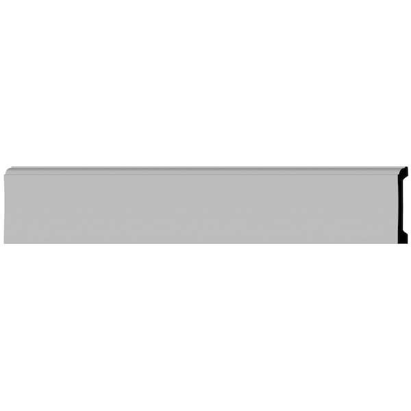 Ekena Millwork 5 7/8"H x 5/8"P x 94 1/2"L Remington Baseboard Moulding - BBD05X00RE