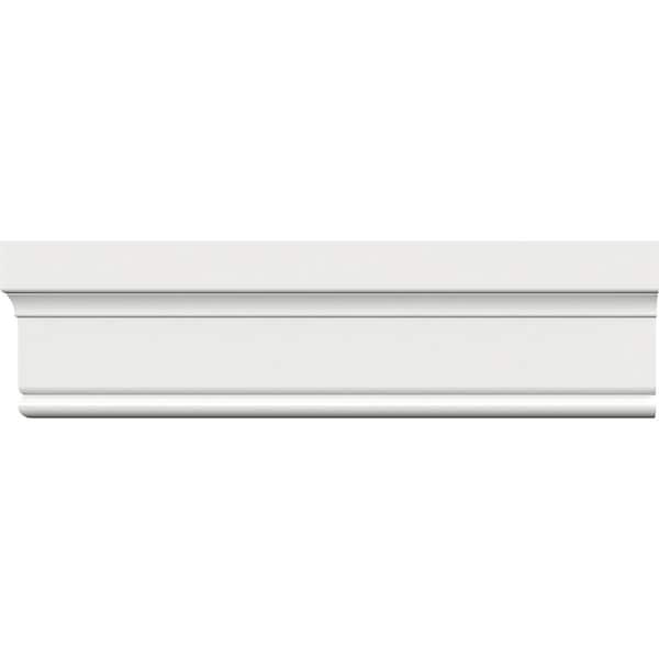 Ekena Millwork 3 1/4"H x 1 1/4"P x 96"L Williamsburg Casing Moulding, PVC - CAS03X01X96WISWPV