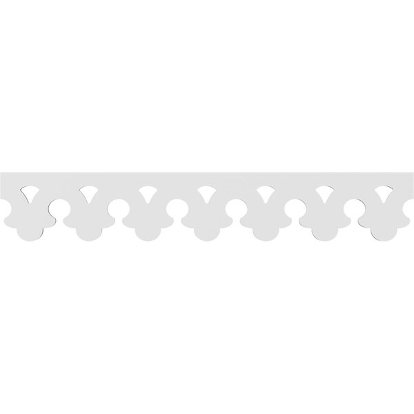 Ekena Millwork Mulberry Architectural Grade PVC Running Trim, 8"H x 5/8"P x 48"L - RUNP08X0625X48MUL