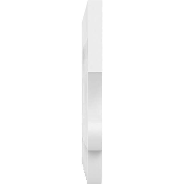 Ekena Millwork Mulberry Architectural Grade PVC Running Trim, 8"H x 5/8"P x 48"L - RUNP08X0625X48MUL