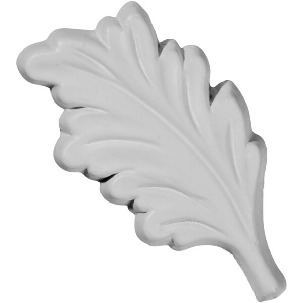 Ekena Millwork 1 5/8"W x 3 1/8"H x 1/4"P Leaf Center Onlay - ONL01X03LE