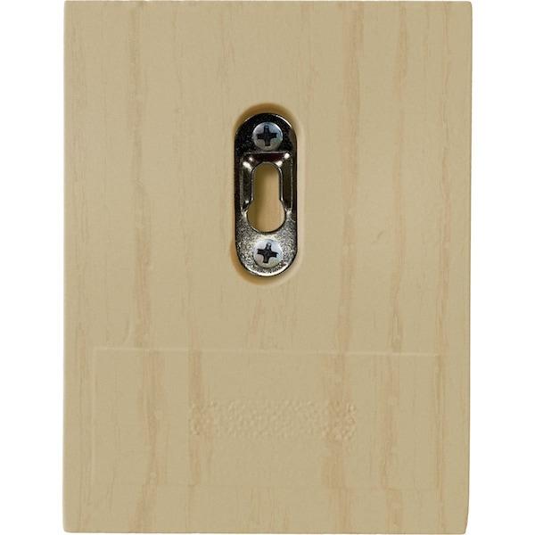Ekena Millwork 4 1/4"W x 2 1/2"D x 5 1/2"H Medium Acanthus Block w/ Backplate Wood Corbel, Maple - CORW04X03X06ABMA