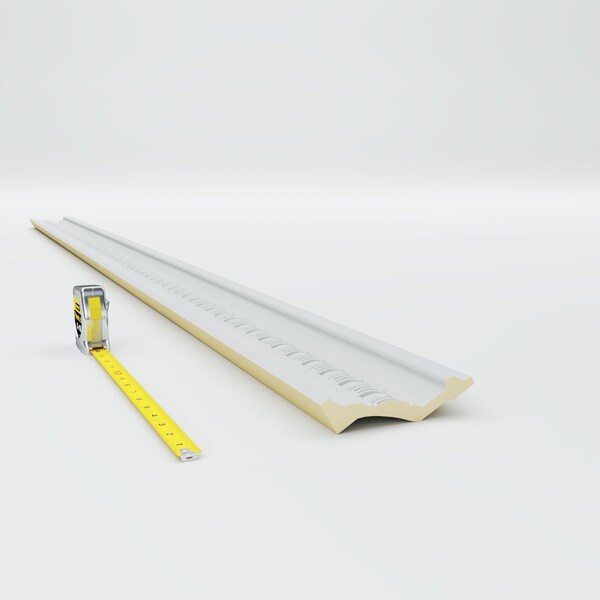 Ekena Millwork 5 1/8"H x 3"P x 5 7/8"F x 94 1/2"L Egg & Dart Crown Moulding - MLD05X03X06EG