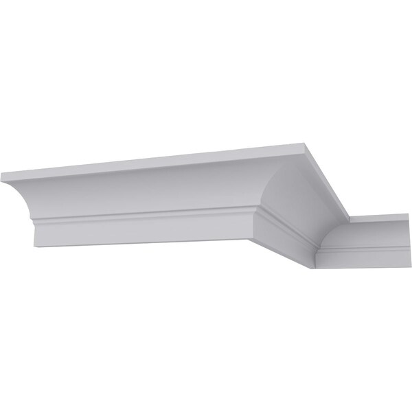 Ekena Millwork 1 1/2"H x 1 1/2"P x 2 1/4"F x 94 1/2"L Bedford Smooth Mini Crown Moulding - MLD01X01X02BE