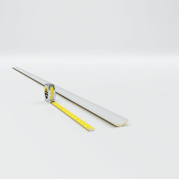 Ekena Millwork 1 1/2"H x 1 1/2"P x 2 1/4"F x 94 1/2"L Bedford Smooth Mini Crown Moulding - MLD01X01X02BE