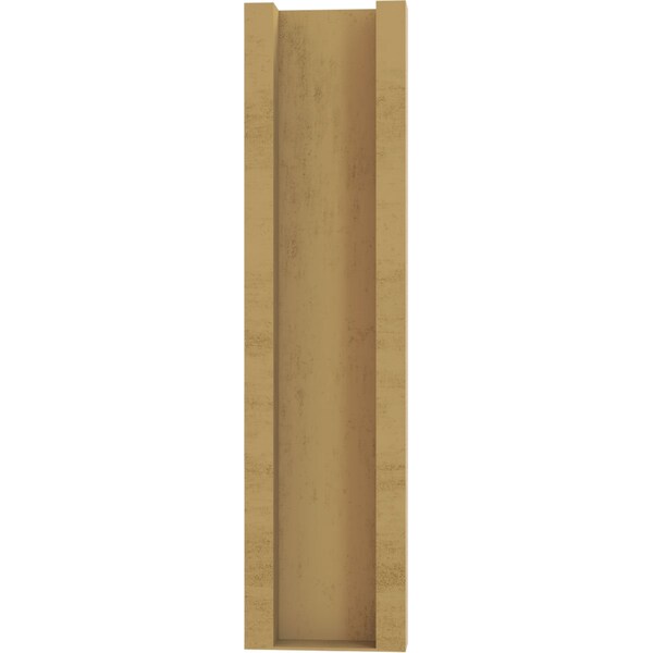 Ekena Millwork 5 1/2-in W x 18-in D x 22-in H Funston Block Rough Cedar Woodgrain TimberThane Outlooker, Primed Tan - OUTUR055X18X22FST44RCPR