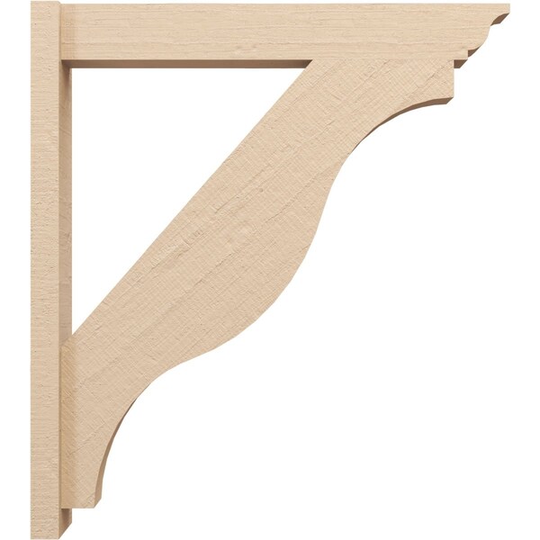Ekena Millwork 6-in W x 34-in D x 38-in H Funston Trad Rough Cedar Woodgrain TimberThane Outlooker, Primed Tan - OUTUR060X34X38FST04RCPR