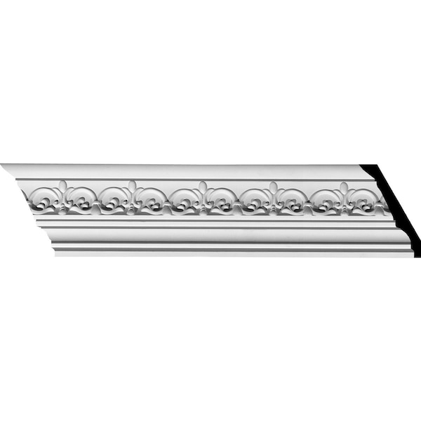 Ekena Millwork SAMPLE - 3 1/2"H x 3 7/8"P x 5 1/4"F x 12"L Lisbon Dentil Crown Moulding - SAMPLE-MLD03X03X05LI