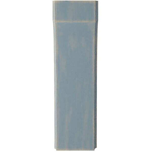 Ekena Millwork 3 1/2"W x 6"D x 12"H Clarksville Wood Vintage Decor Bracket, Driftwood Blue - BKTWD04X06X12CVBU