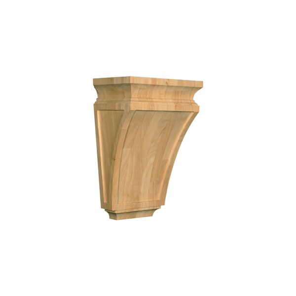 Osborne Wood Products 14 x 9 1/4 x 6 Large Arts & Crafts Corbel in Rubberwood (pa - 892017RW