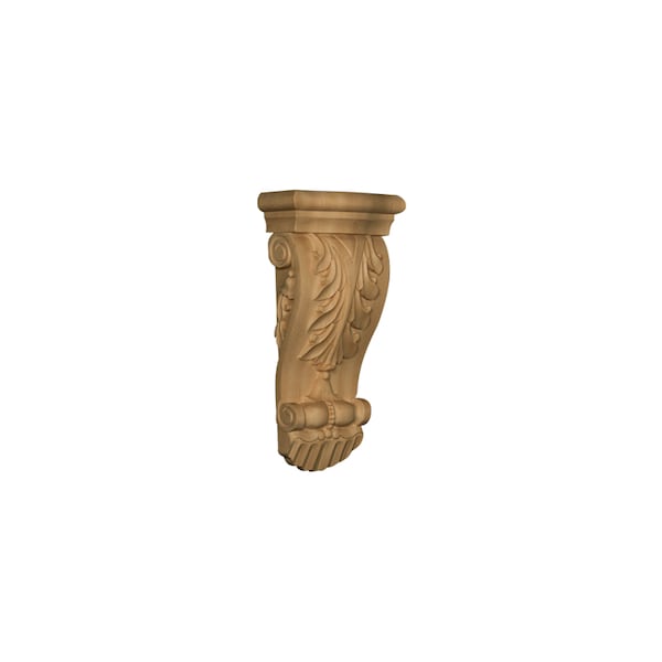 Osborne Wood Products 14 x 7 1/2 x 3 1/2 Corinthian Corbel in Rubberwood (paintg - 891828RW