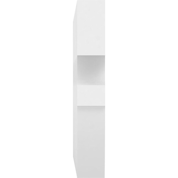 Ekena Millwork Martin Architectural Grade PVC Running Trim, 4"H x 5/8"P x 48"L - RUNP04X0625X48MRT