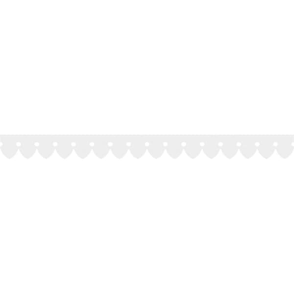Ekena Millwork Martin Architectural Grade PVC Running Trim, 4"H x 5/8"P x 48"L - RUNP04X0625X48MRT