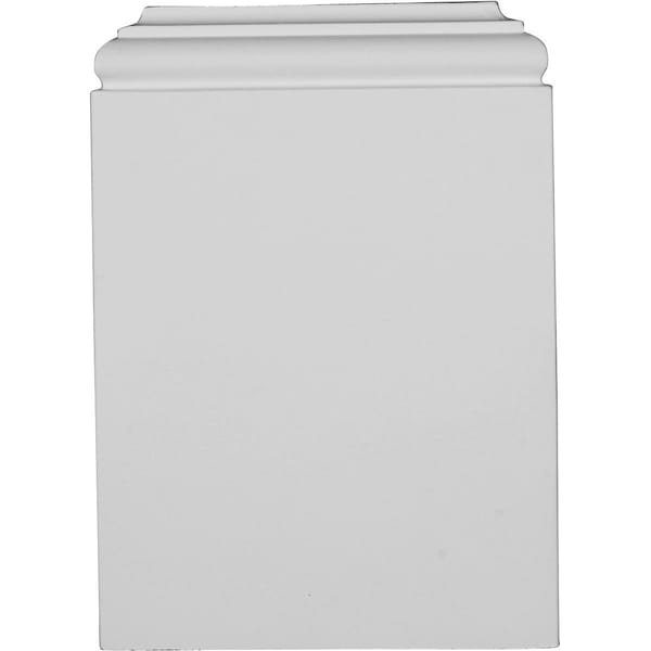 Ekena Millwork 7 3/8"W x 10 1/4"H x 1 7/8"P Traditional Plinth Block - PB07X10X01TR