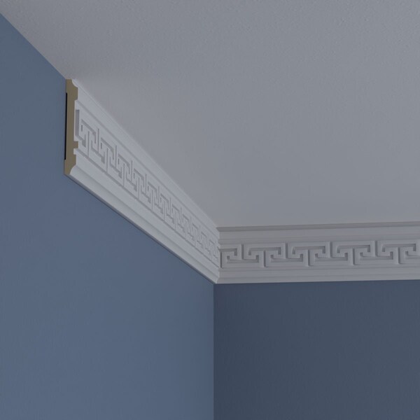 Ekena Millwork 3 1/2"H x 1/2"P x 94 1/2"L Eris Original Key Panel Moulding - MLD03X00ER