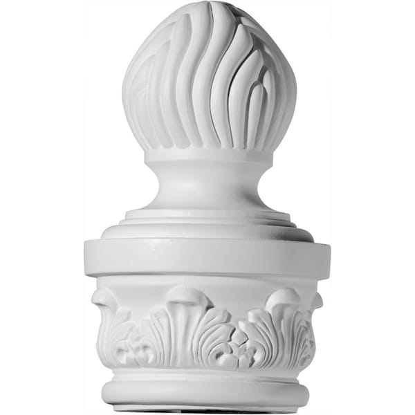 Ekena Millwork 4 7/8"OD x 8 1/4"H Aberdeen Finial - FIN04X08AB